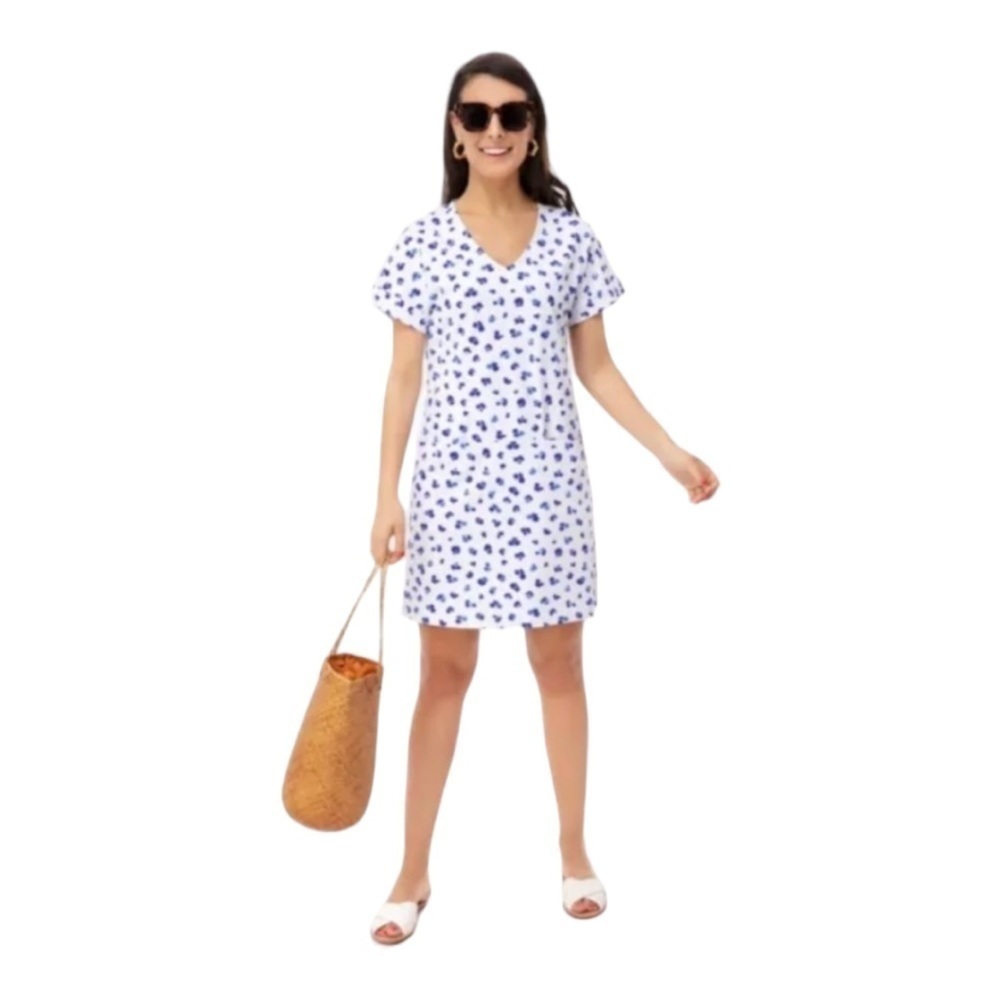 Persifor Dress Vista Wildside Bamsie Dress White Blue Size XS